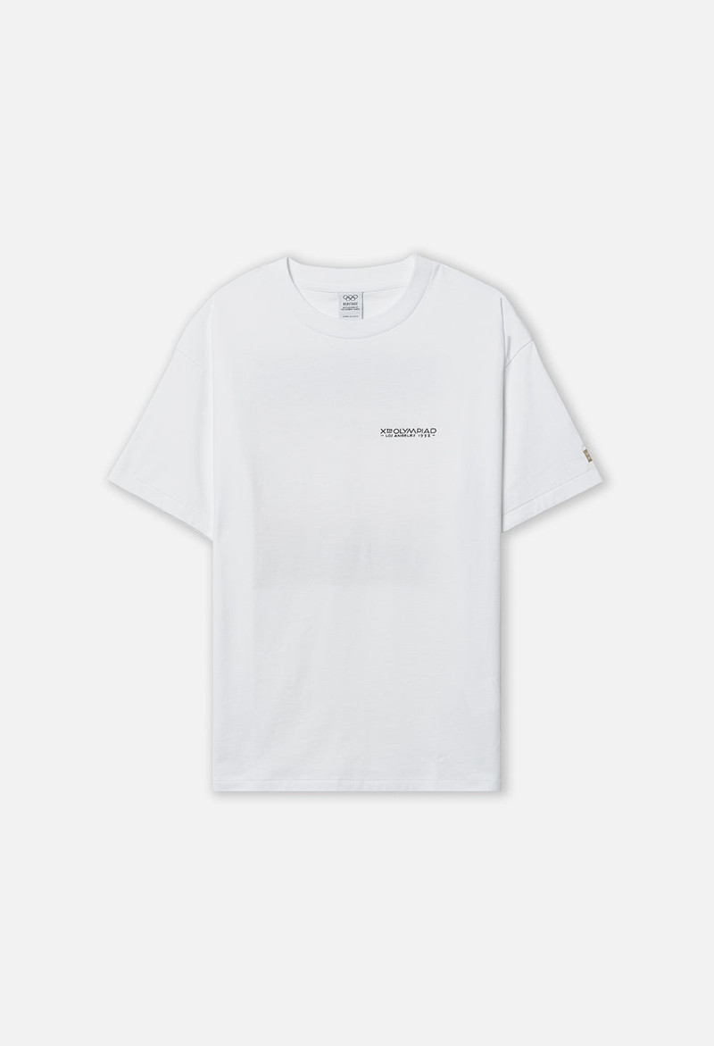 JOHN ELLIOTT X OLYMPIC HERITAGE LOS ANGELES UNIVERSITY TEE 1