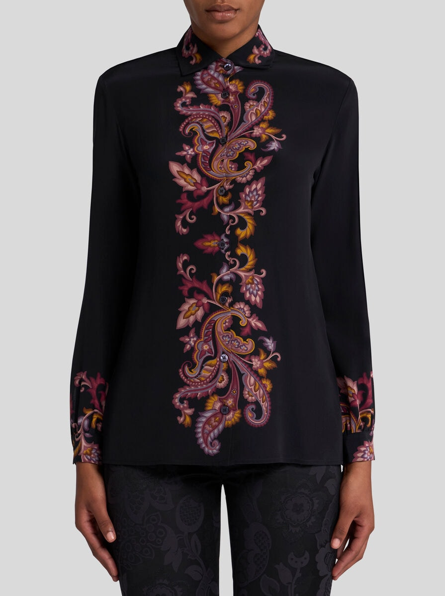 PRINTED SILK SHIRT - 2