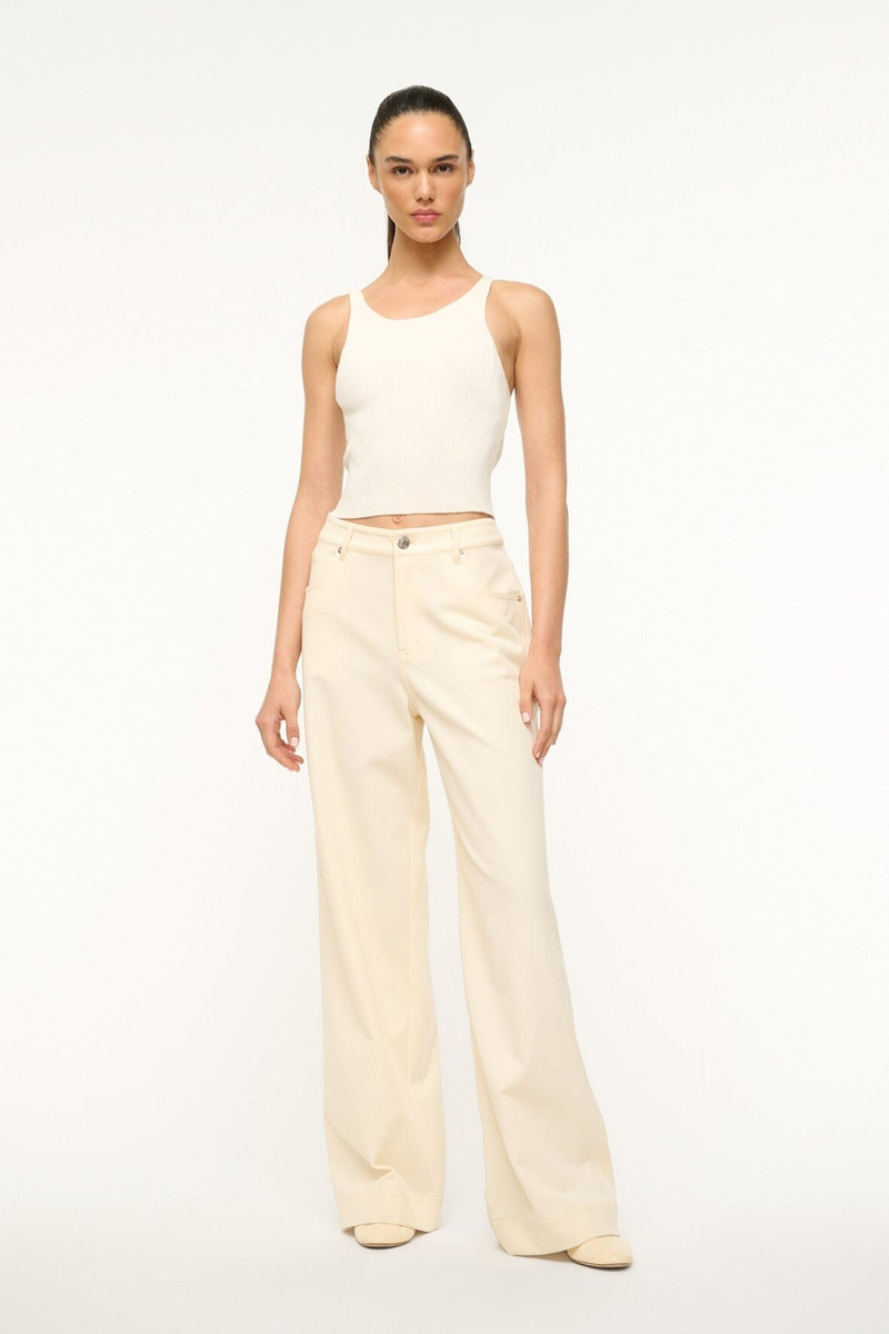 STAUD STAUD GRAYSON PANT ECRU outlook