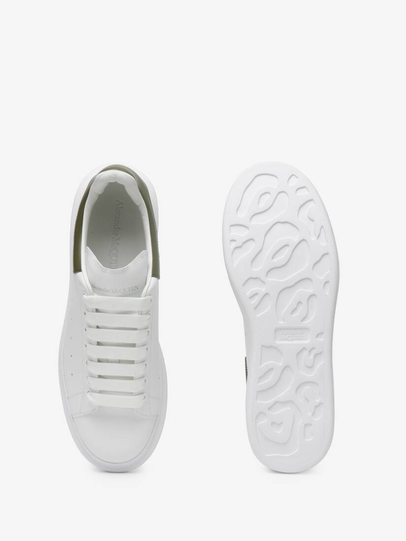 Men's Oversized Sneaker in White/khaki - 4