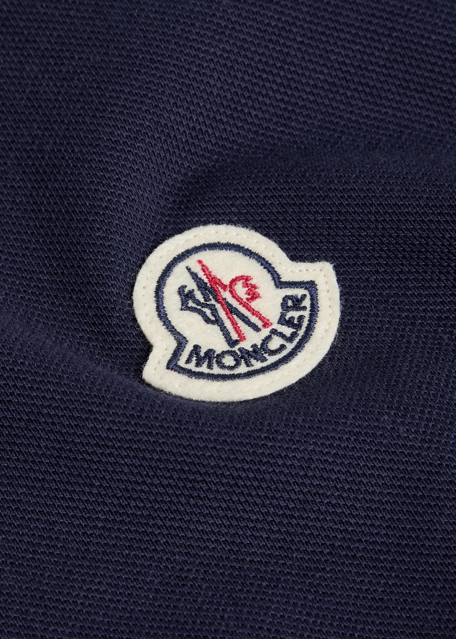 Moncler Piqué Cotton Polo Shirt - 5
