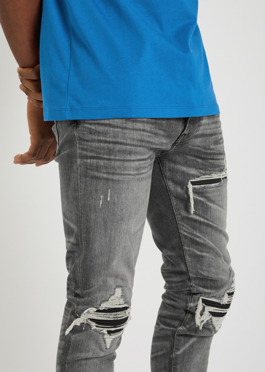 Amiri MX1 Ripped Slim-leg Jeans - 5