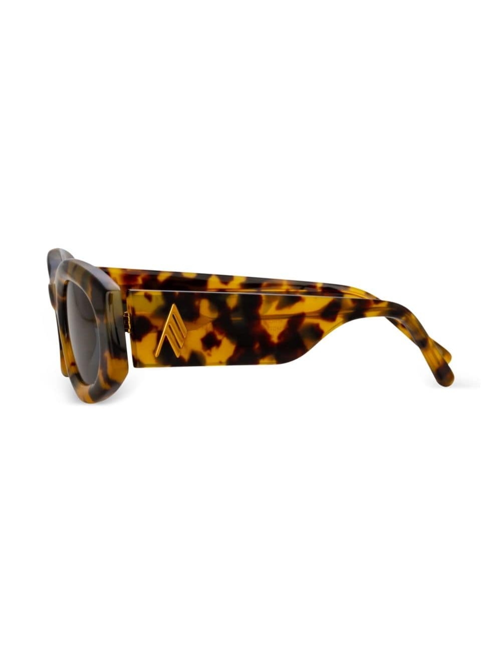 Berta tortoiseshell-effect oval-frame sunglasses - 3