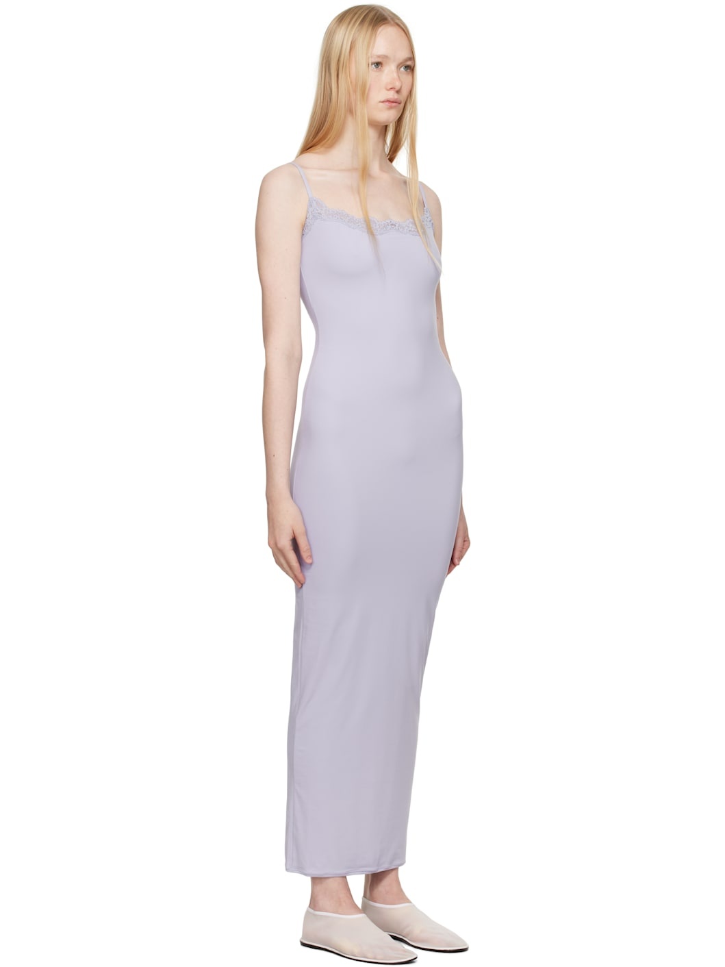 Purple Fits Everybody Lace Long Slip Maxi Dress - 2