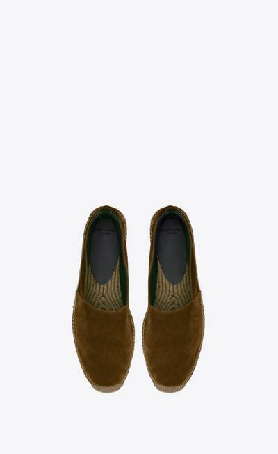 SAINT LAURENT espadrilles in suede outlook