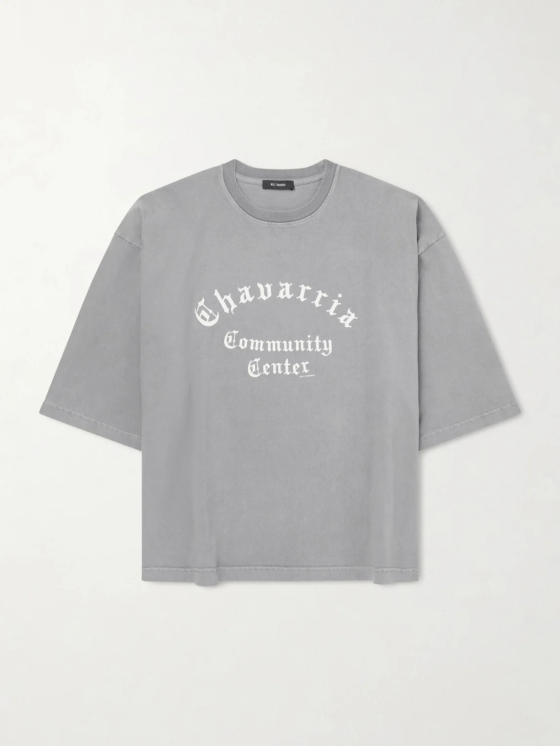 Chavarria Logo-Print Cotton-Jersey T-Shirt - 1
