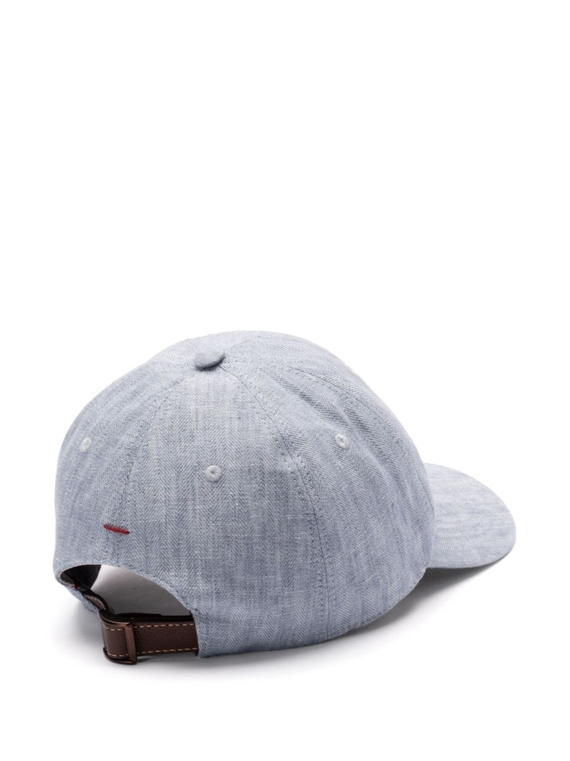Brunello Cucinelli logo-embroidered cap outlook
