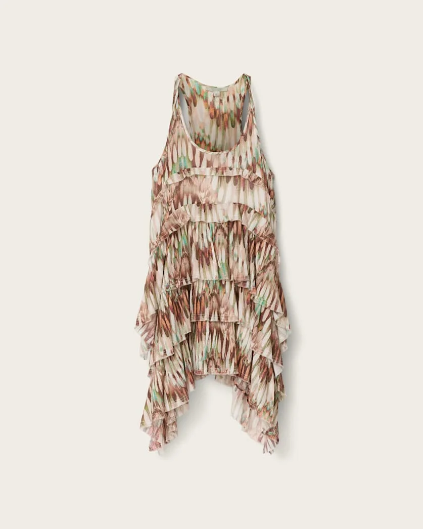 CAVARLY RELAXED FIT SLEEVELESS MINI DRESS - 1