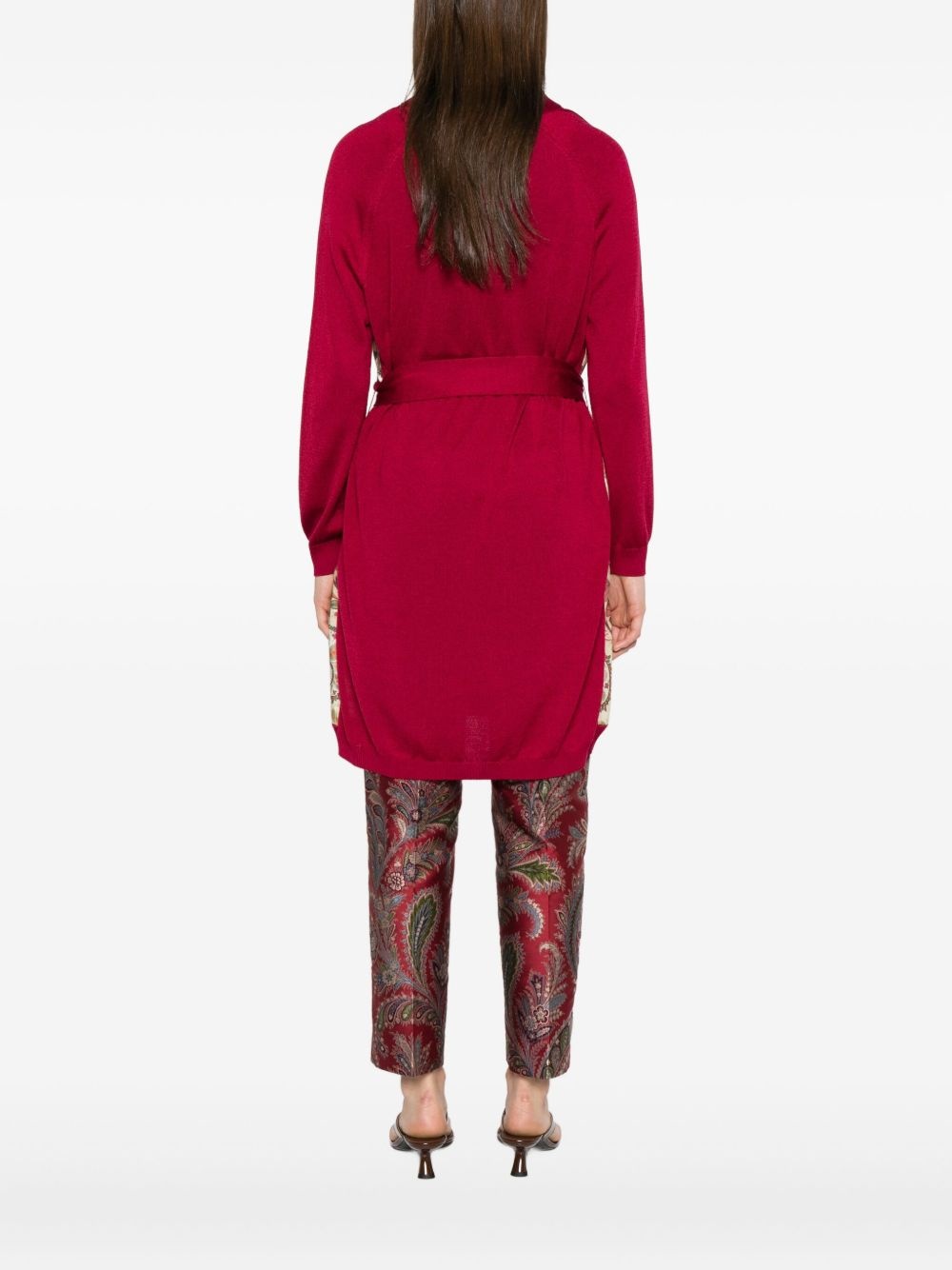 paisley-panel cardi-coat - 4