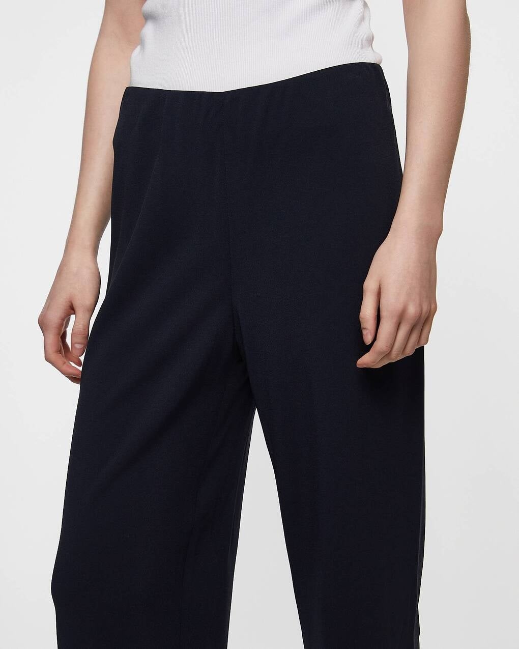 Pant High Waisted Bias Blue - 5
