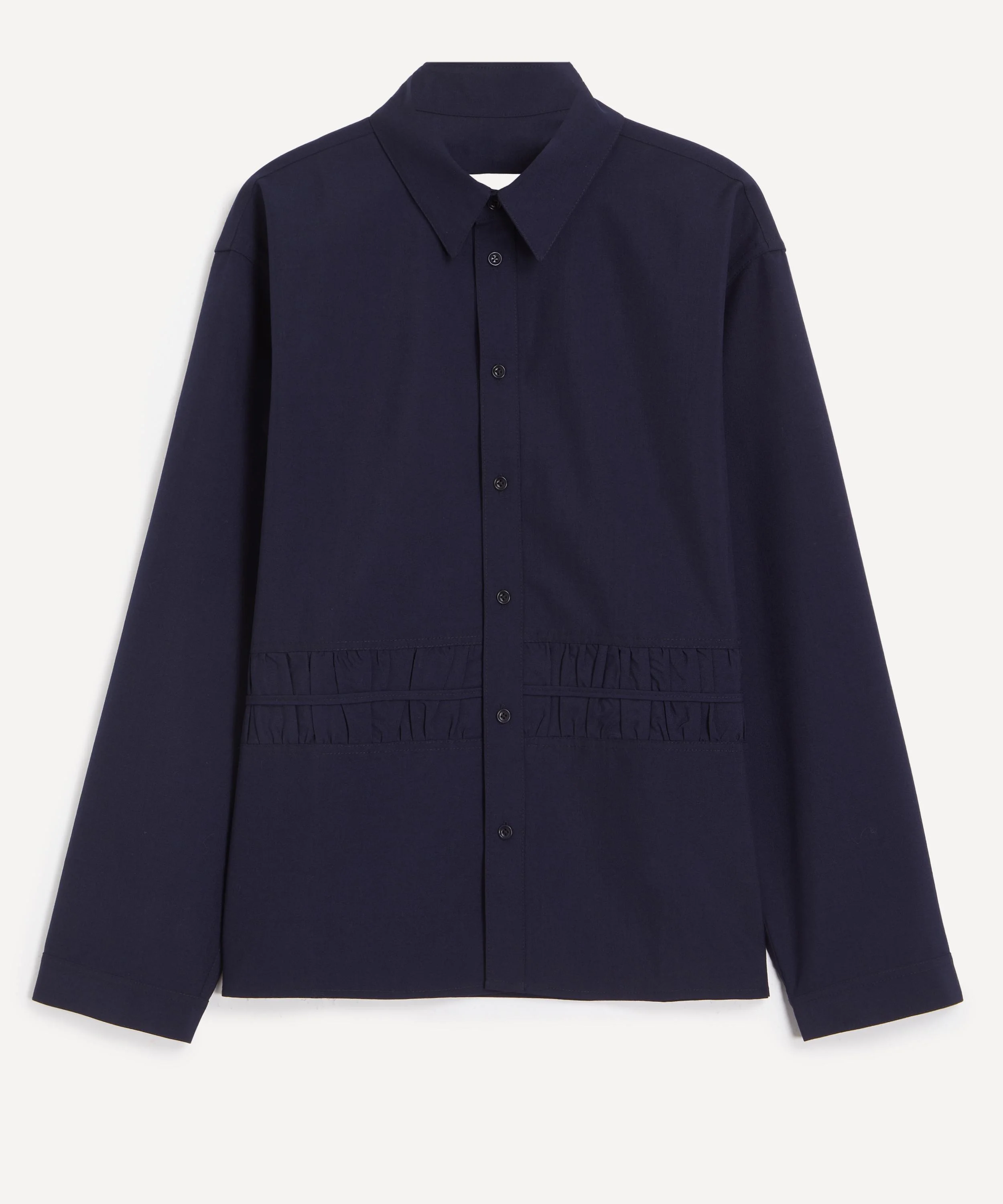 Fossil Oversized Shirt in Navy Blue - 1