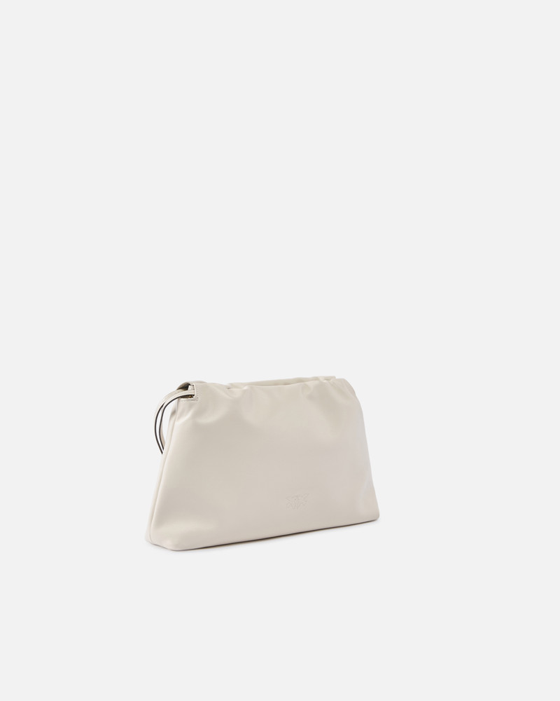 PINKO SMALL LATHER SHOULDER BAG WITH DRAWSTRING outlook