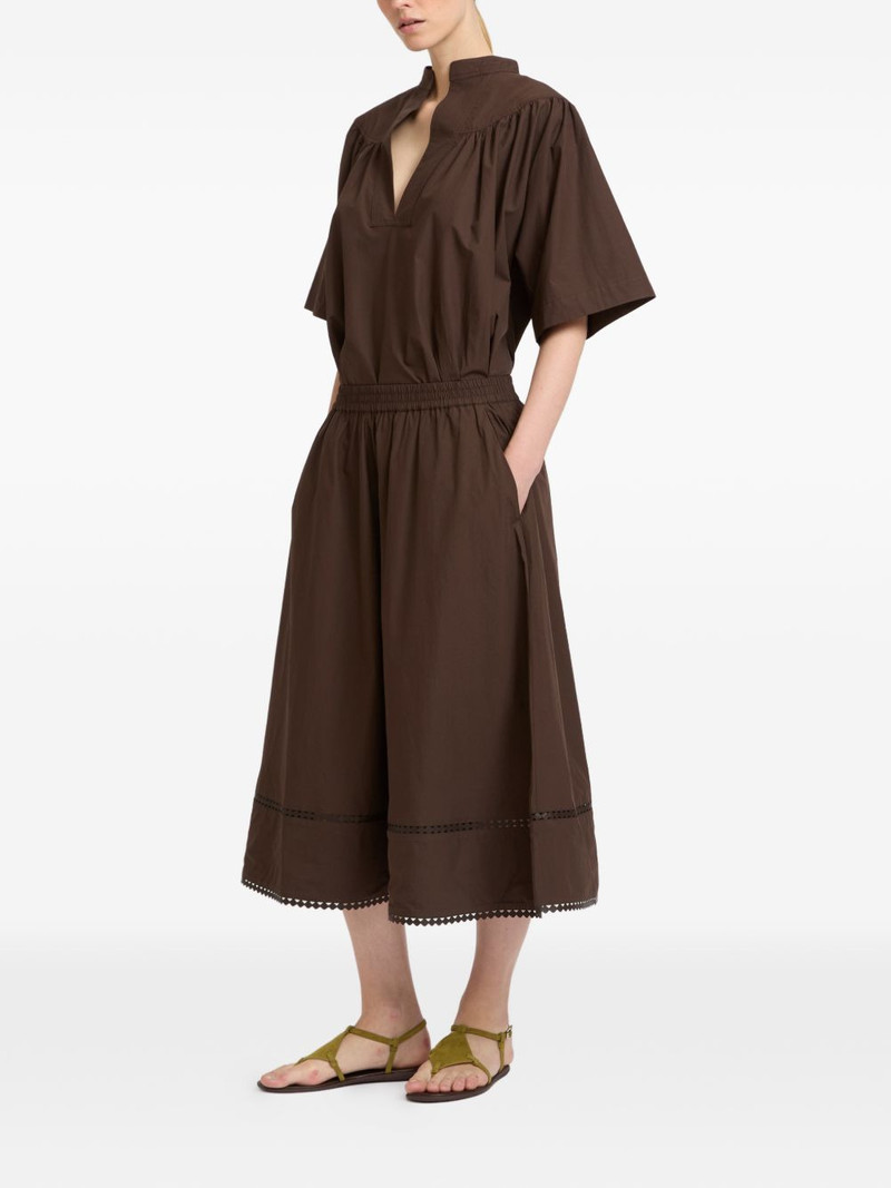 Yves Salomon elastic-waistband midi skirt outlook