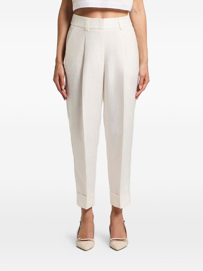 cuffed pleated trousers 1