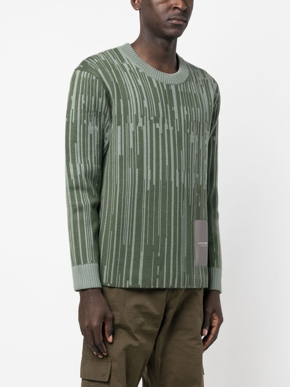 abstract-stripe jumper - 3