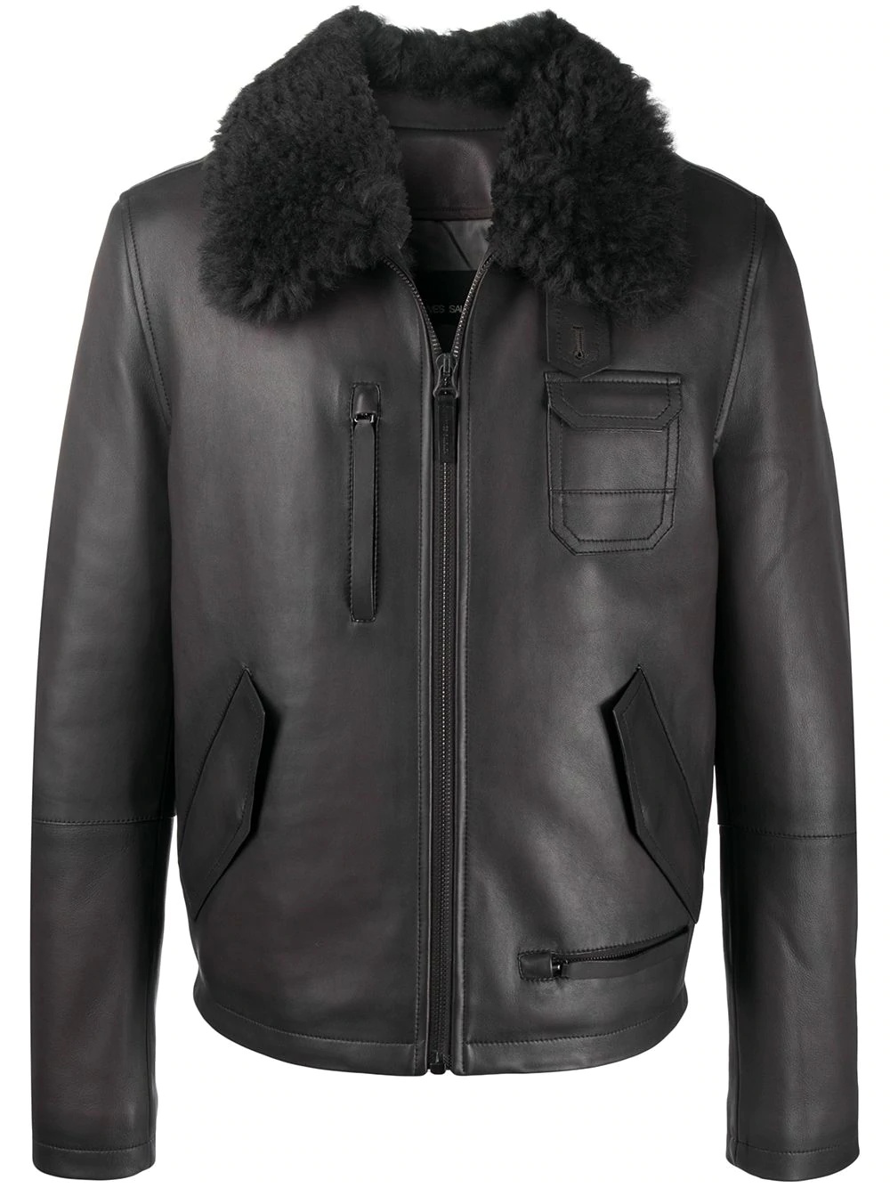 shearling bomber jacket - 1