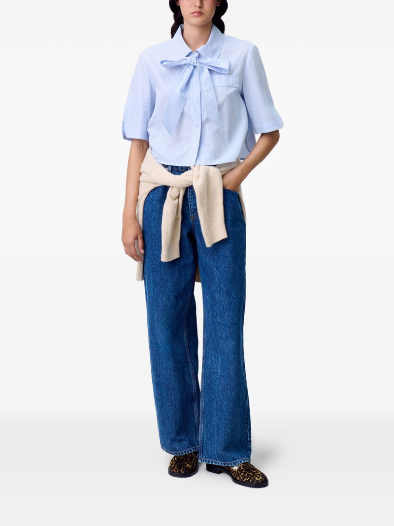 Claudie Pierlot puff-sleeve shirt outlook