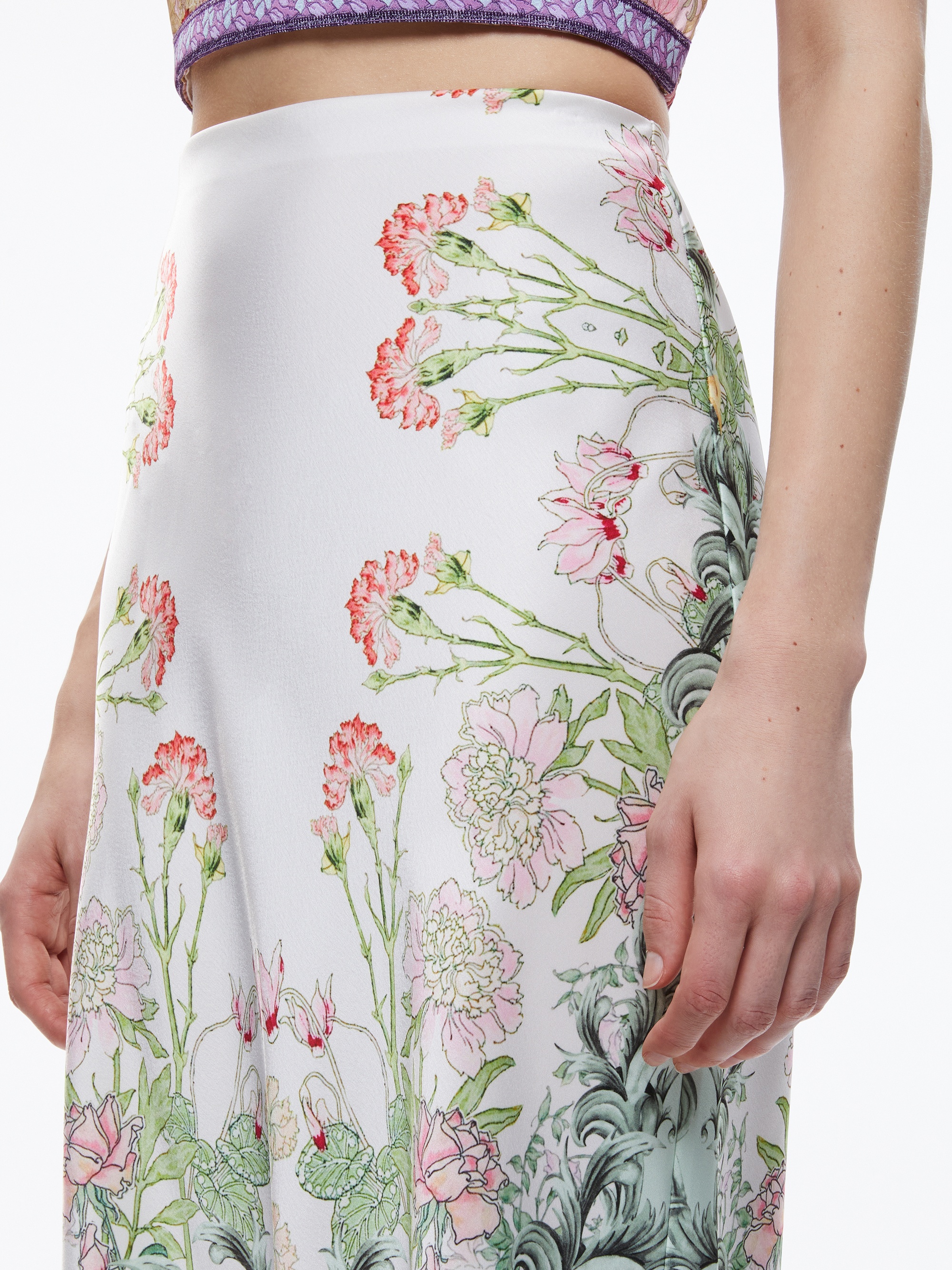 MAEVE SLIP MIDI SKIRT - 5