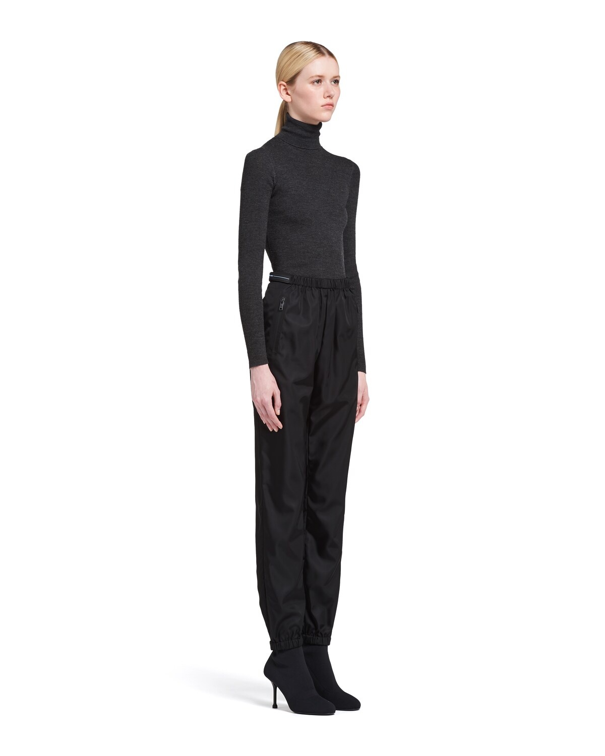 Nylon gabardine trousers - 3