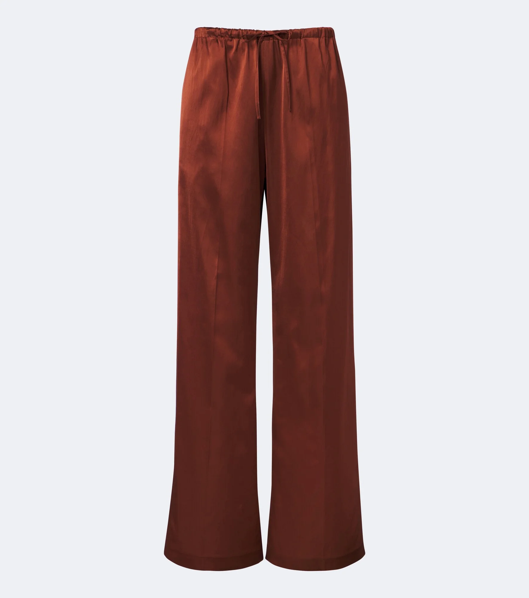 Satin wide-leg pants - 1