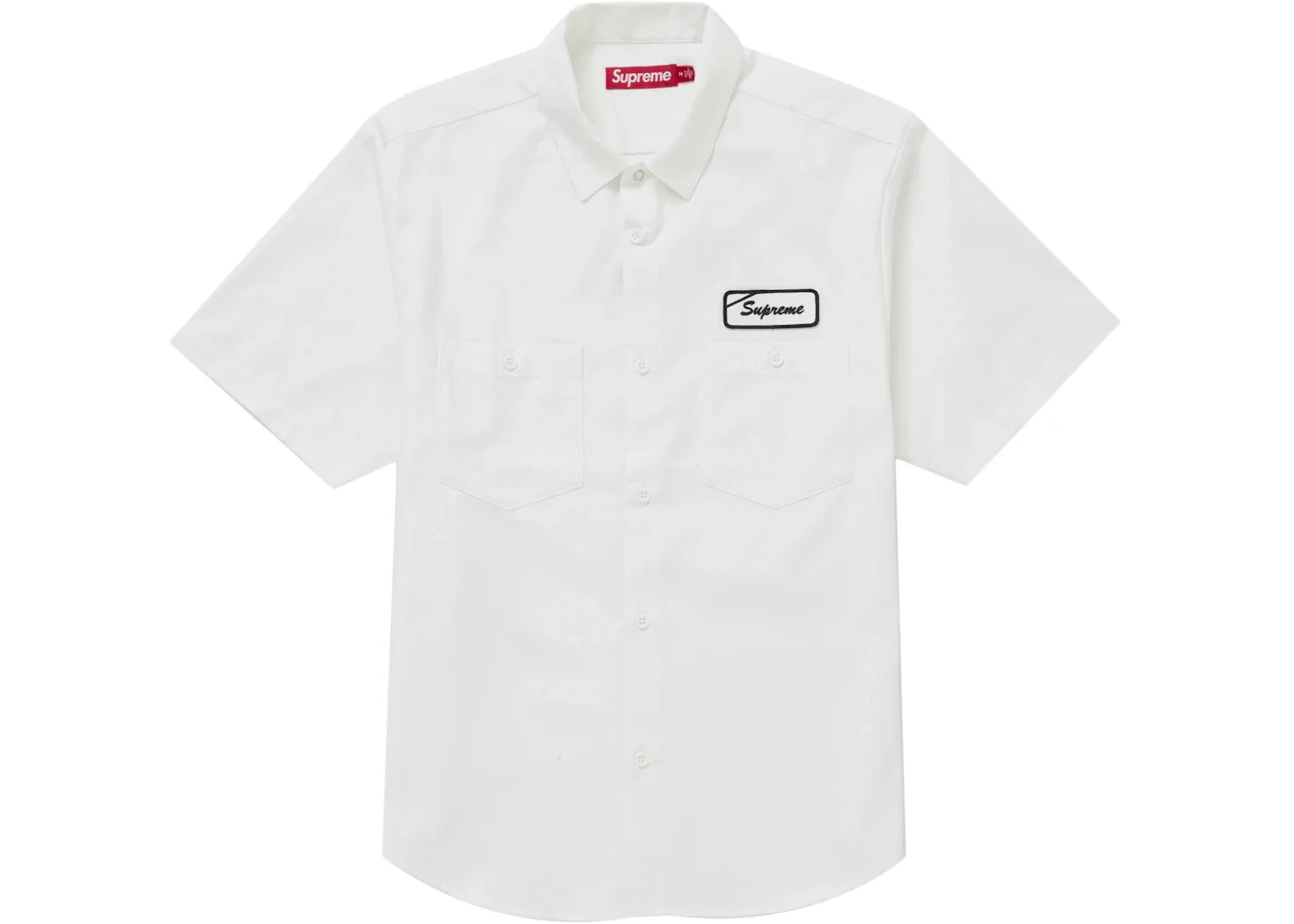 Supreme Bitch S/S Work Shirt White - 1