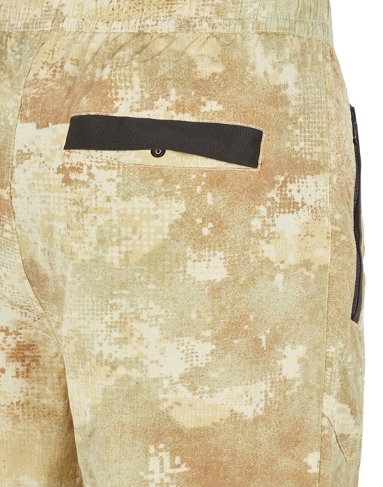 L20E1 DISSOLVING GRID CAMOUFLAGE ON ECONYL® REGENERATED NYLON ECRU - 4