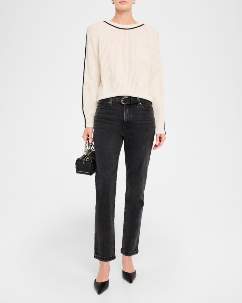 FRAME The Borrowed Straight-Leg Jeans outlook
