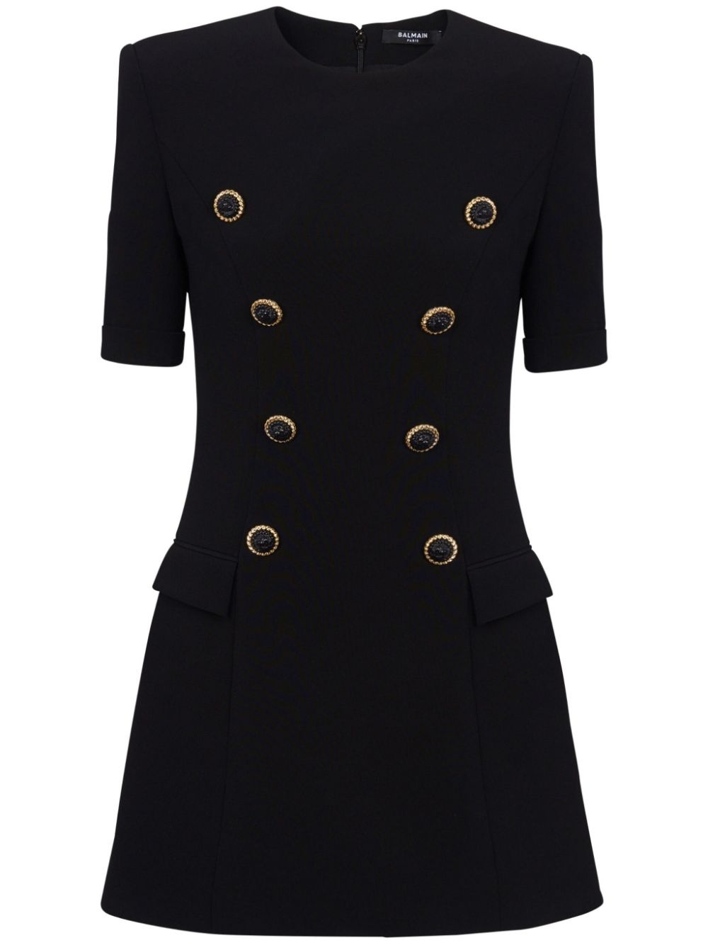 tailored textured minidress - 1