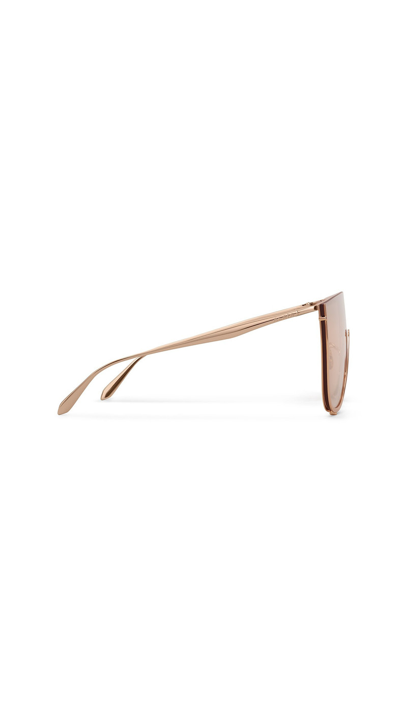 Alaïa MASK SUNGLASSES IN METAL outlook