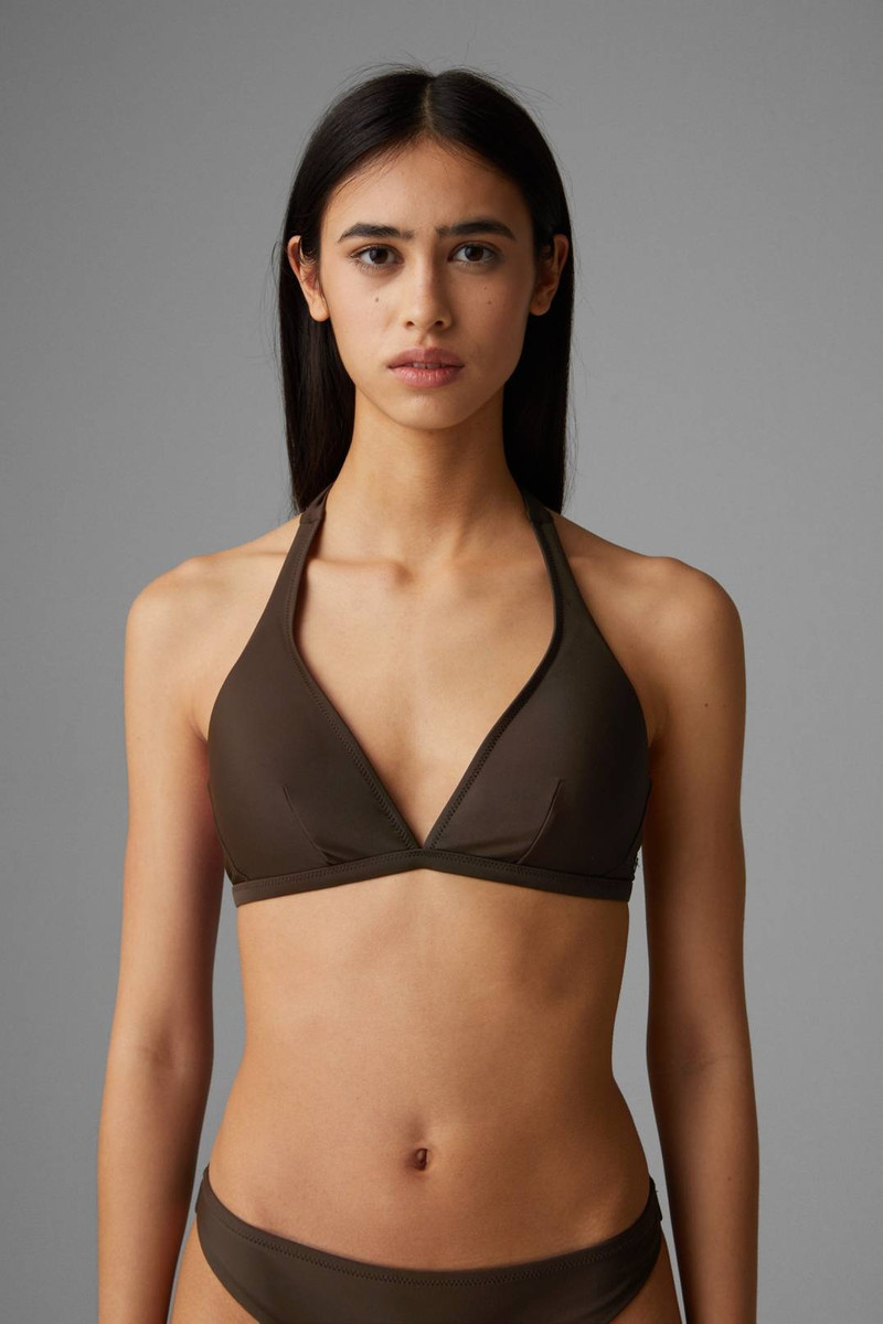 JASMIN BIKINI TOP IN DARK BROWN 2