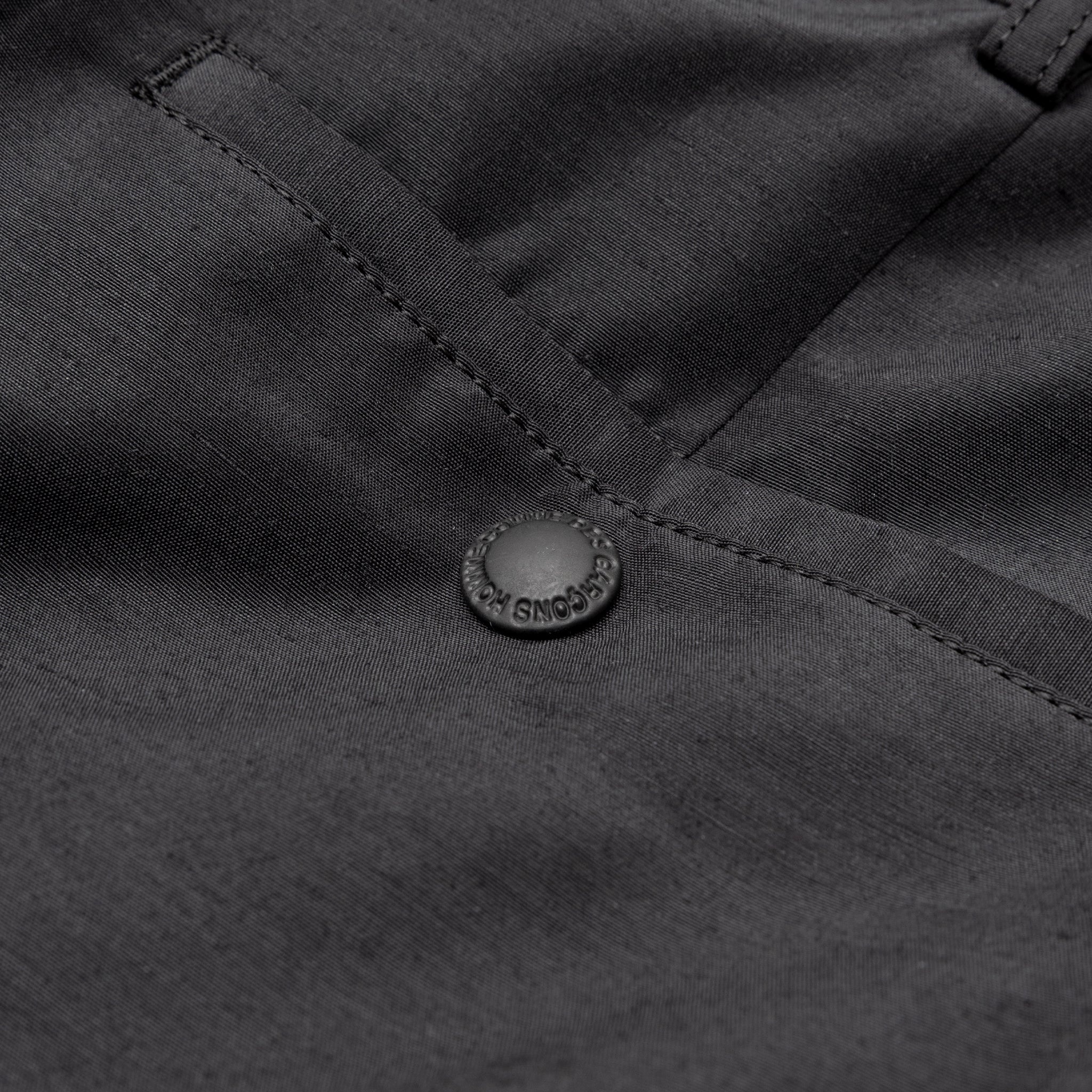POLYESTER LINEN SHORTS - 4