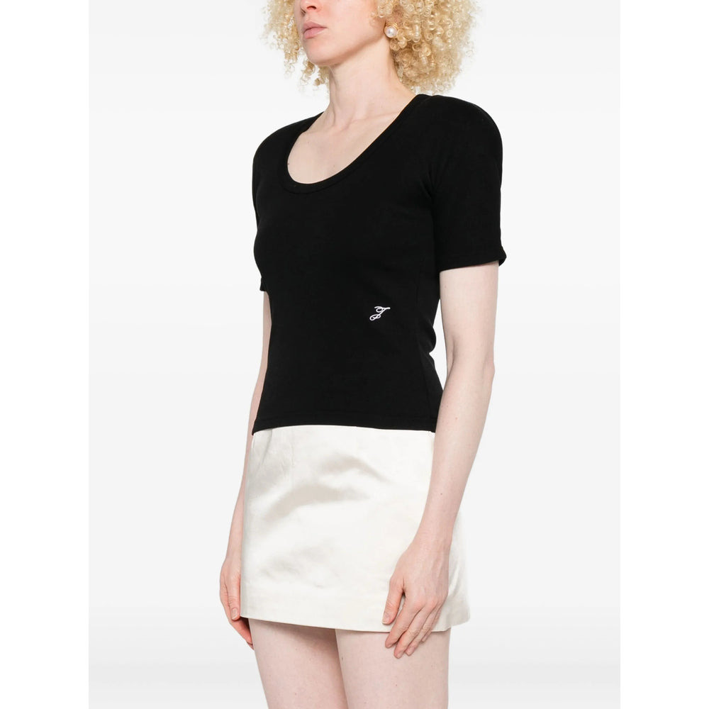 Jacquemus Black Tops - T-Shirts & Jerseys Women - 3