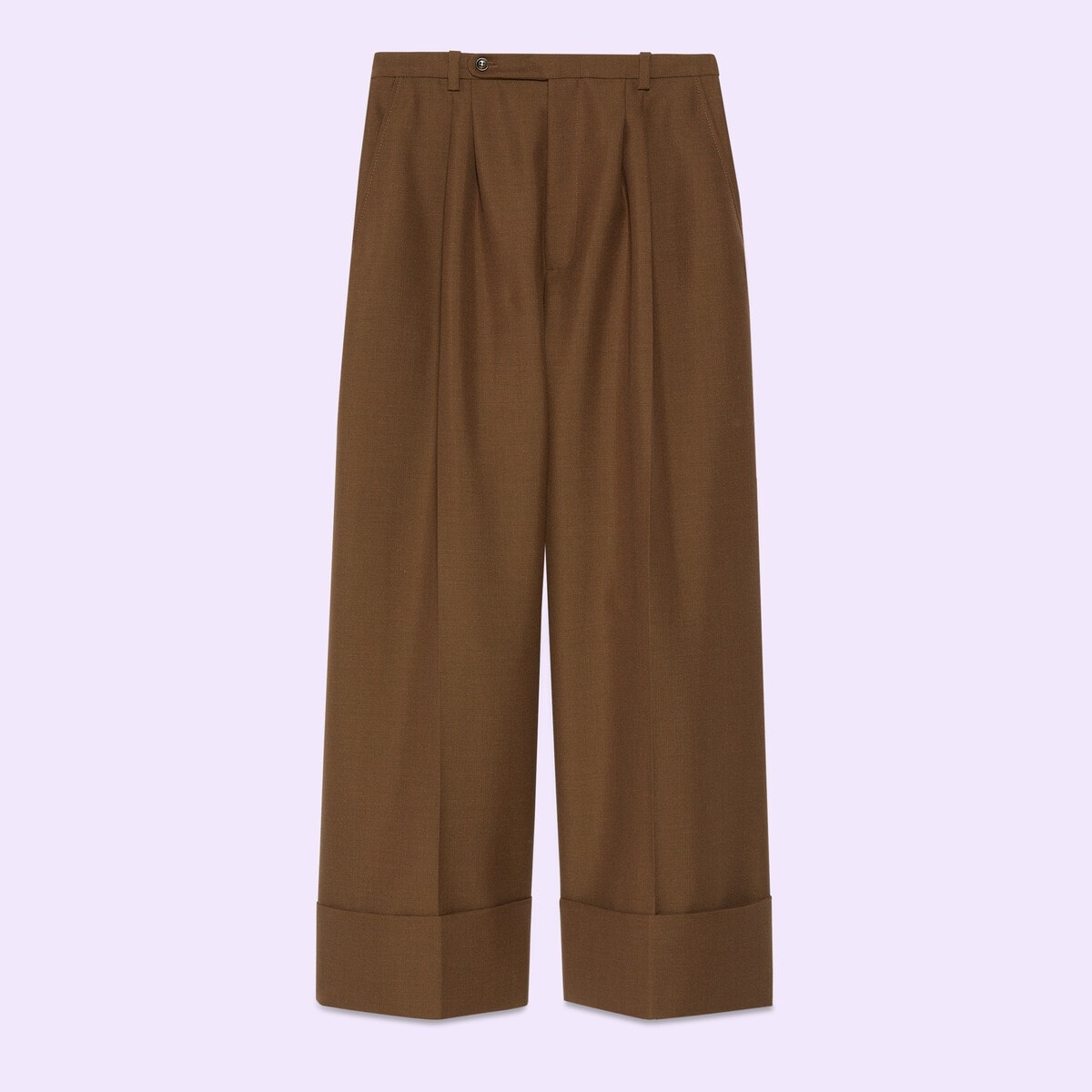Wool mohair wide leg pant - 1