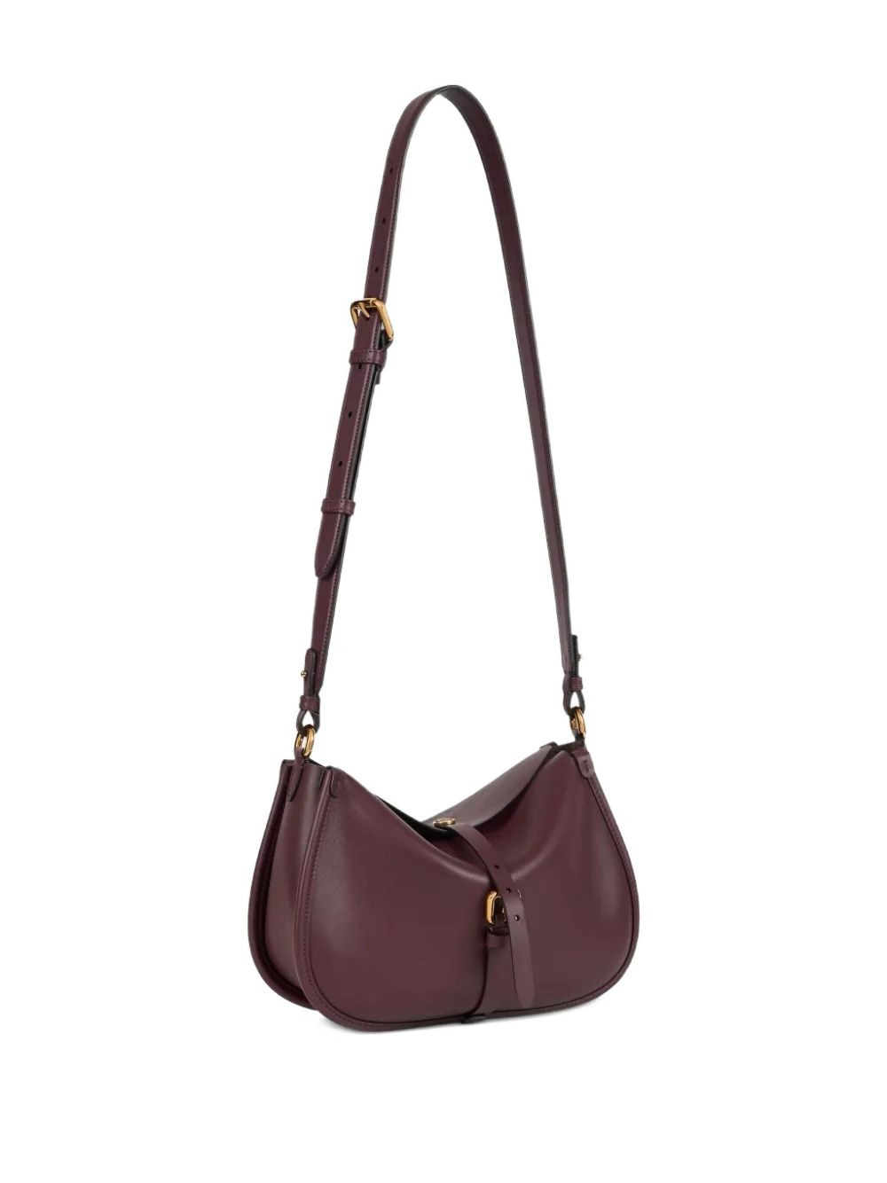 buckle-fastening leather backpack - 4