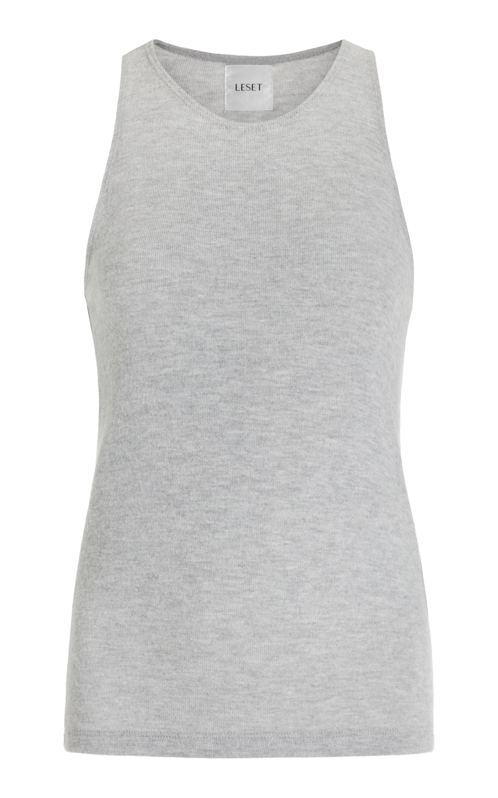 Lauren High-Neck Tank Top grey - 1
