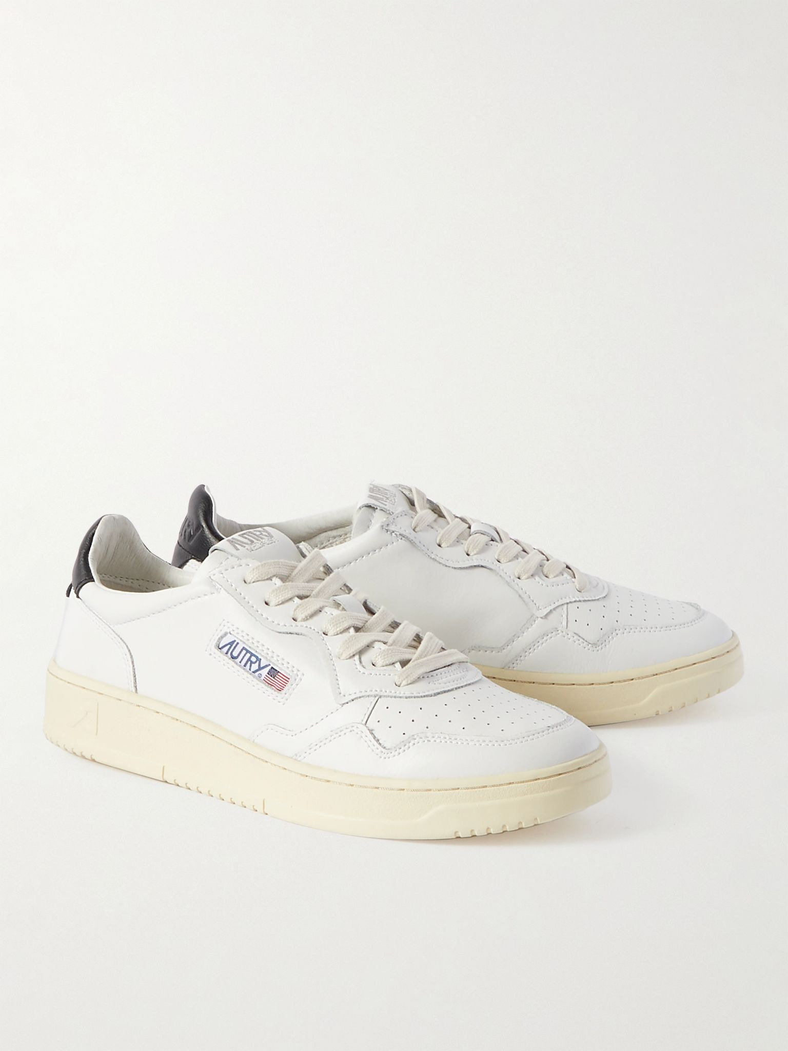 Medalist Leather Sneakers White - 4