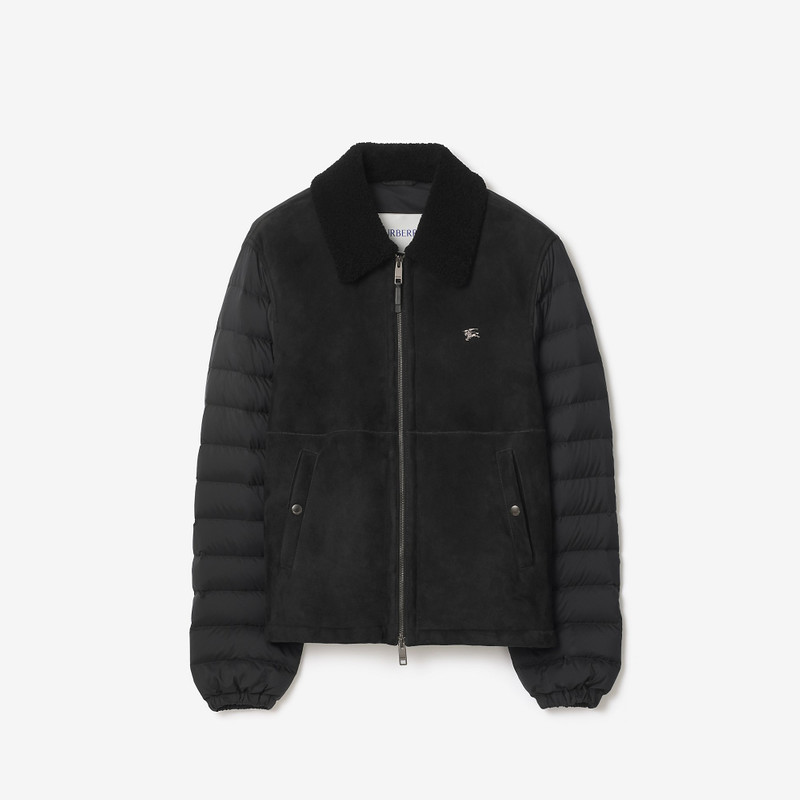 Shearling Nylon Puffer Jacket 1