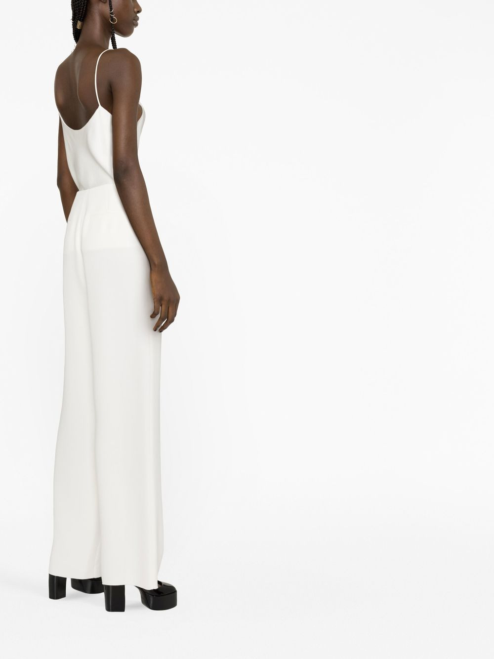 tailored wide-leg trousers - 3