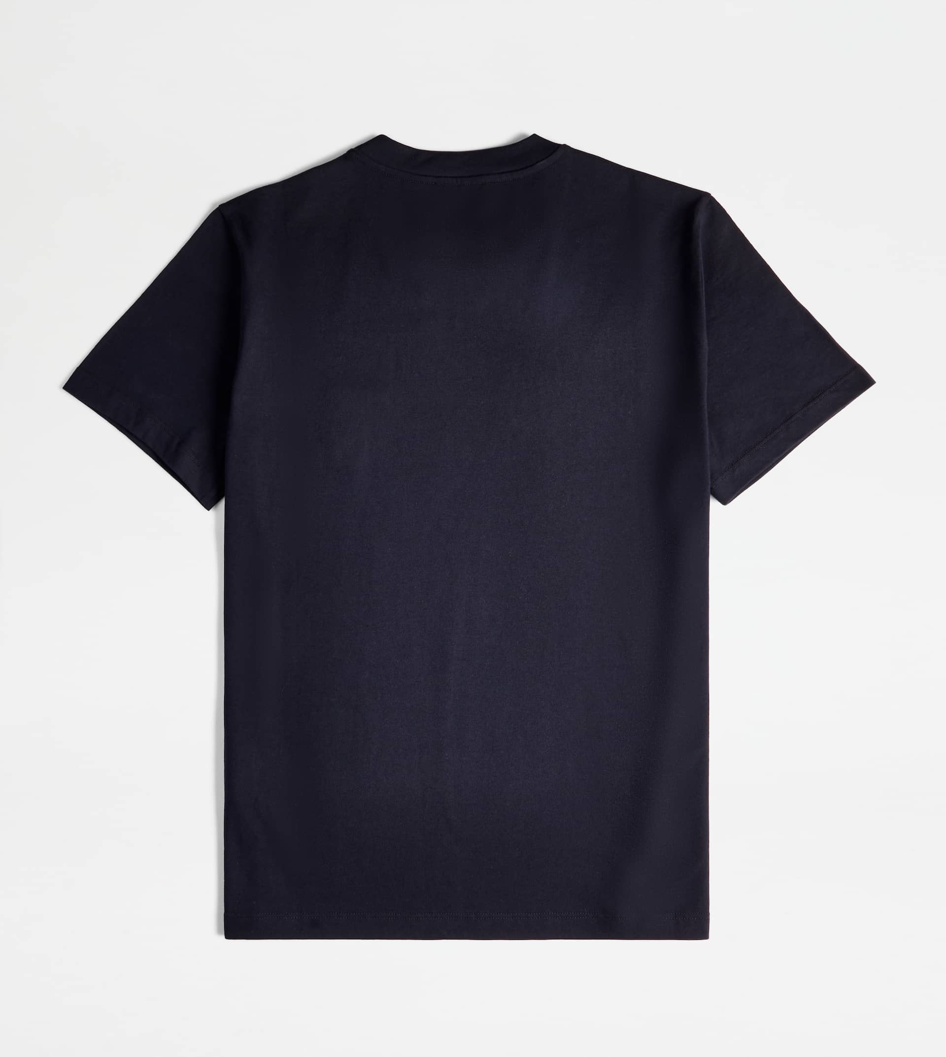 ROUND NECK T-SHIRT - BLUE - 4