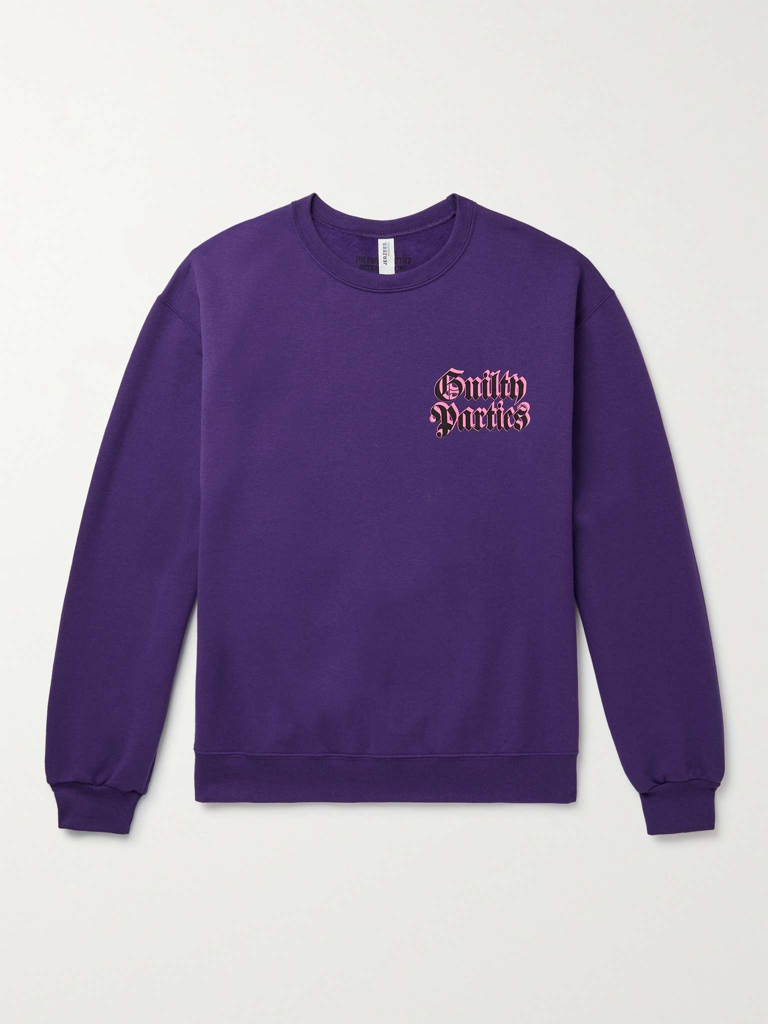 Logo-Print Cotton-Blend Jersey Sweatshirt - 1