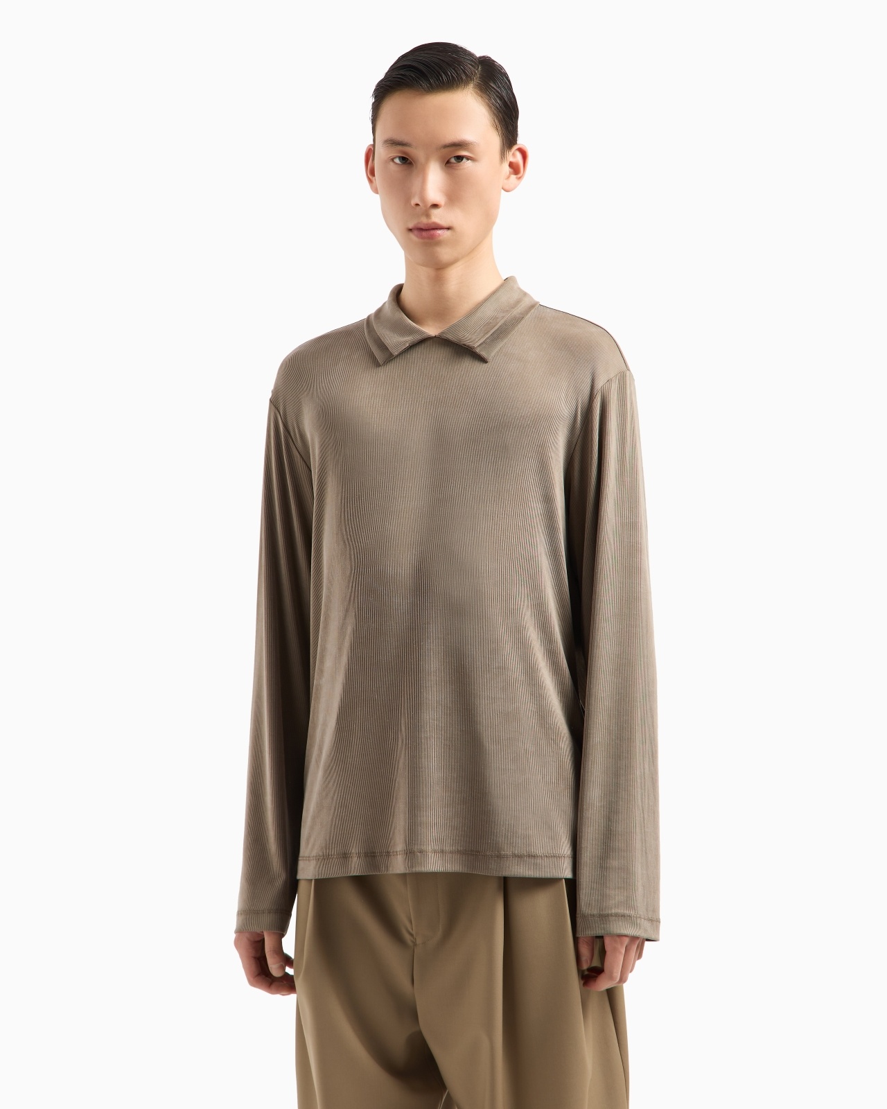 ASV ICON POLO SHIRT IN LOOSELY RIBBED STRETCH LYOCELL - 4