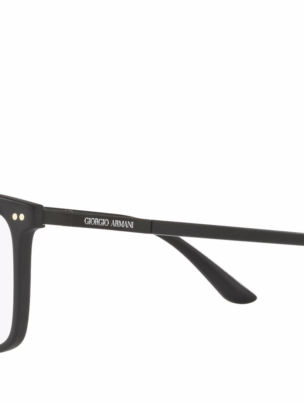 matte-finish square glasses - 3