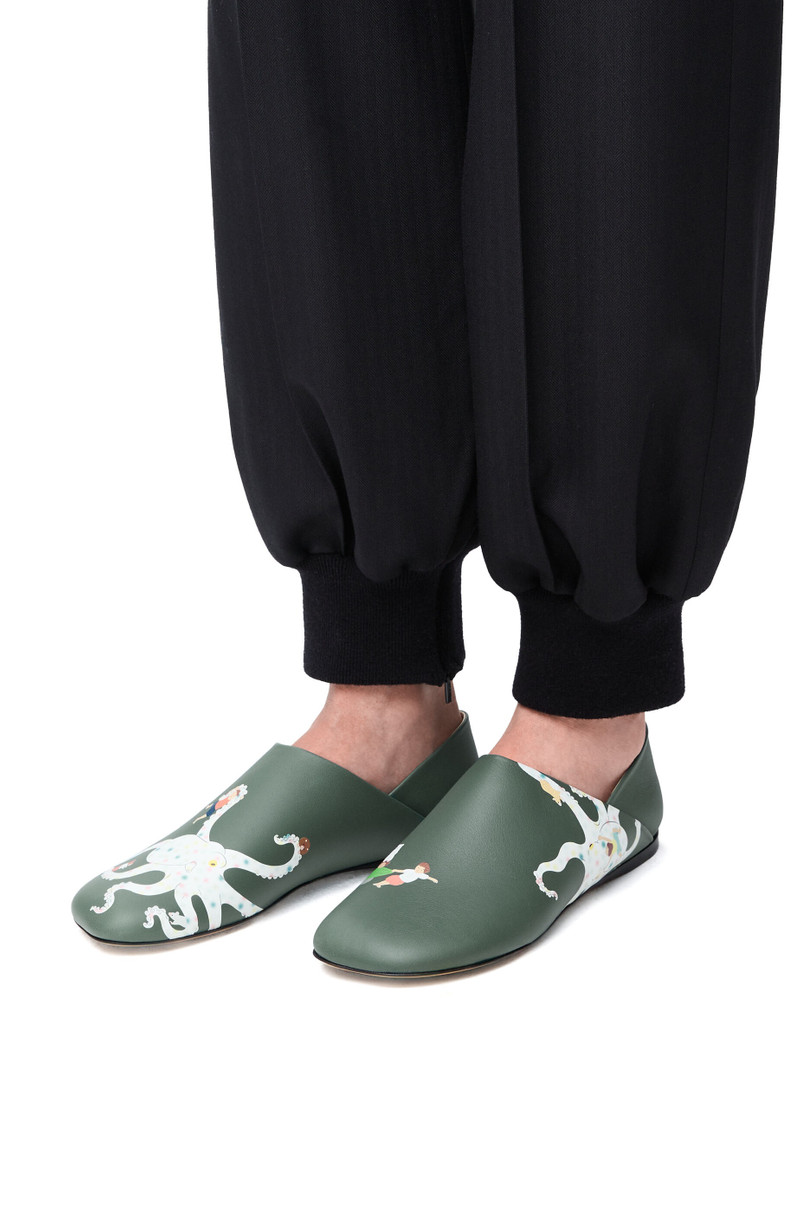 Loewe Octopus Toy slipper in nappa outlook