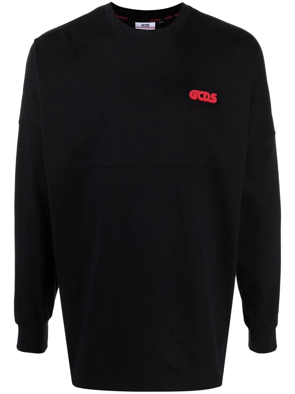 logo print sweatshirt - 1