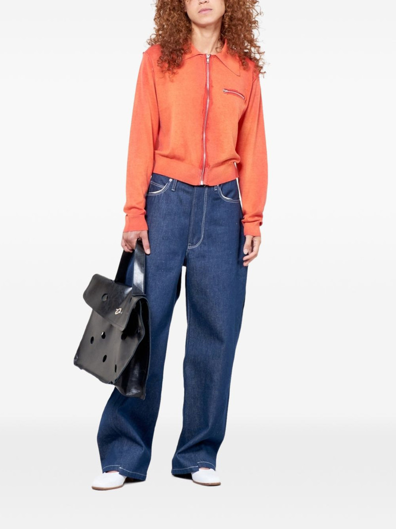 CAMIEL FORTGENS zip-up cardigan outlook