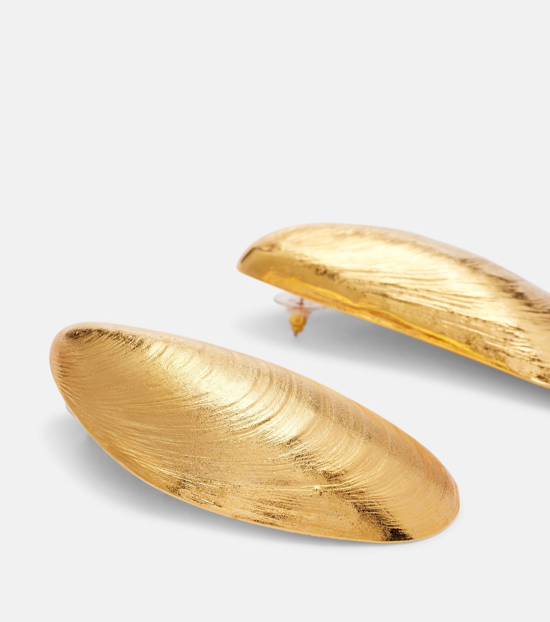 Wade gold-plated earrings - 4