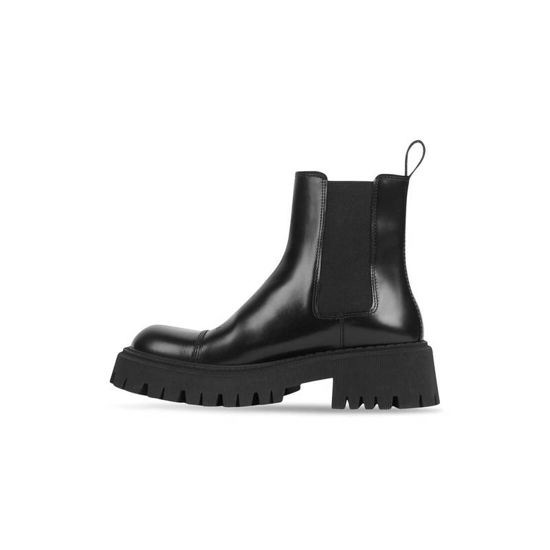 BALENCIAGA Men's Tractor 20mm Boot in Black outlook