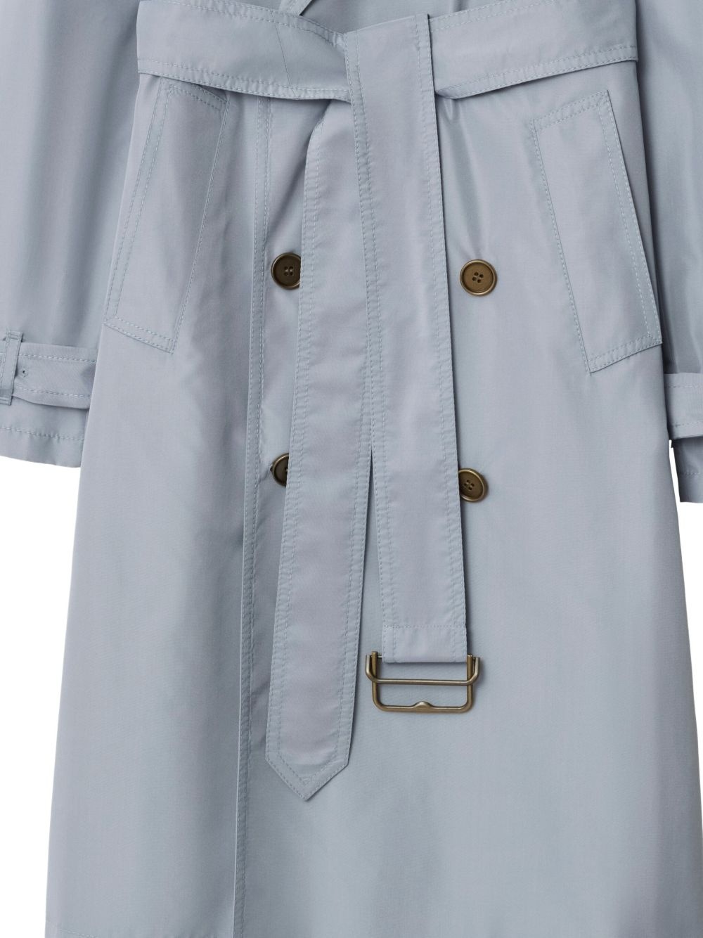 silk trench coat - 5