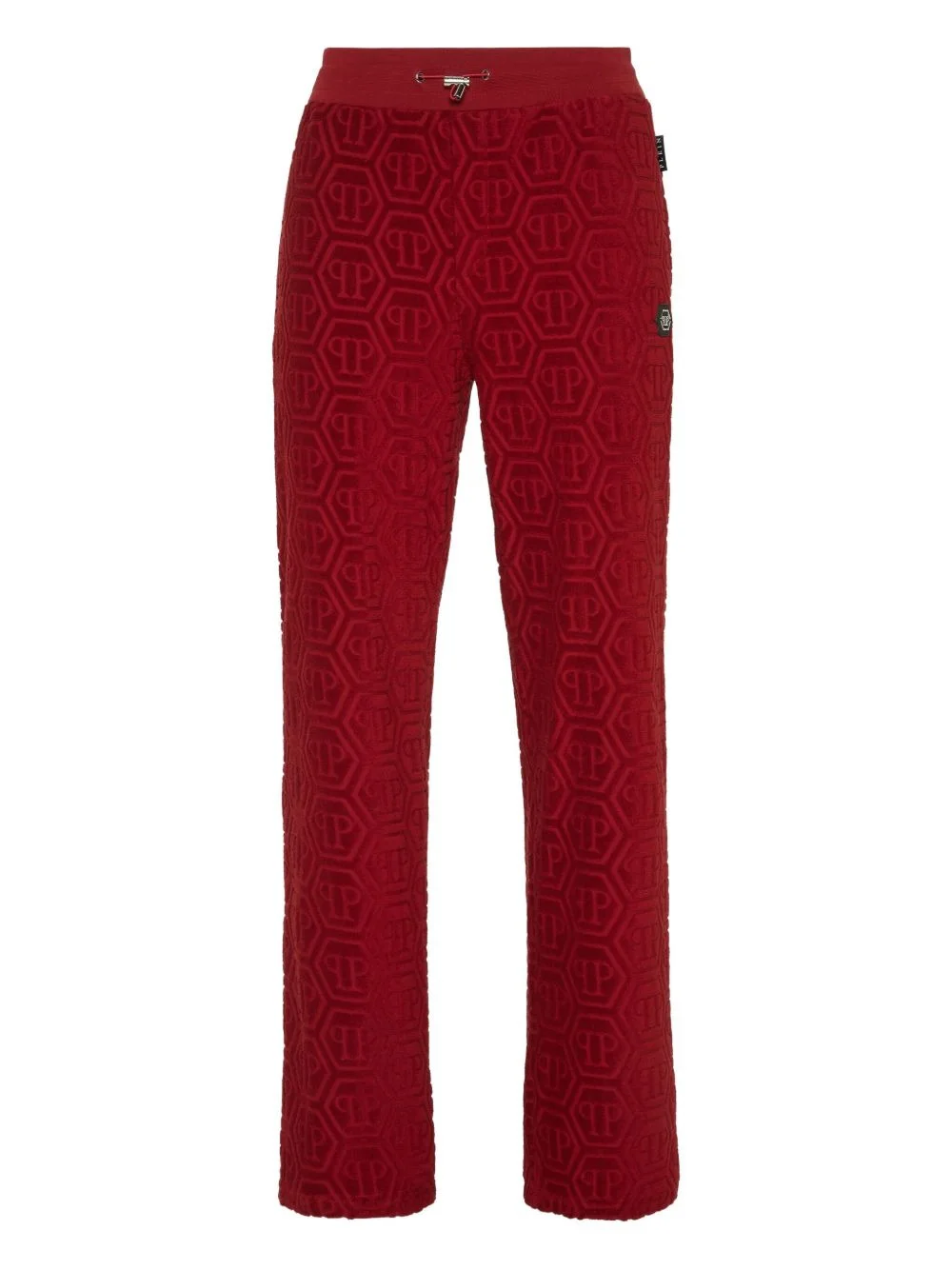 jacquard track pants - 1