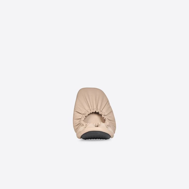 BALENCIAGA Women's Tug Ballerina  in Brown outlook